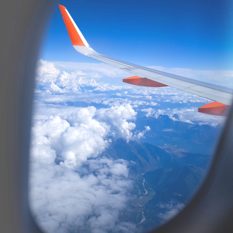 photo from a plane window