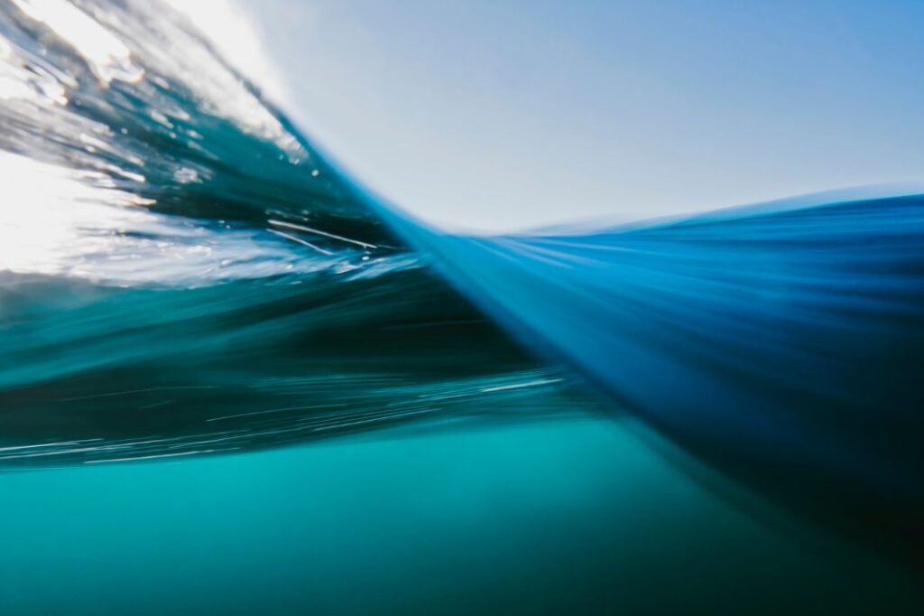 Abstract image of a wave